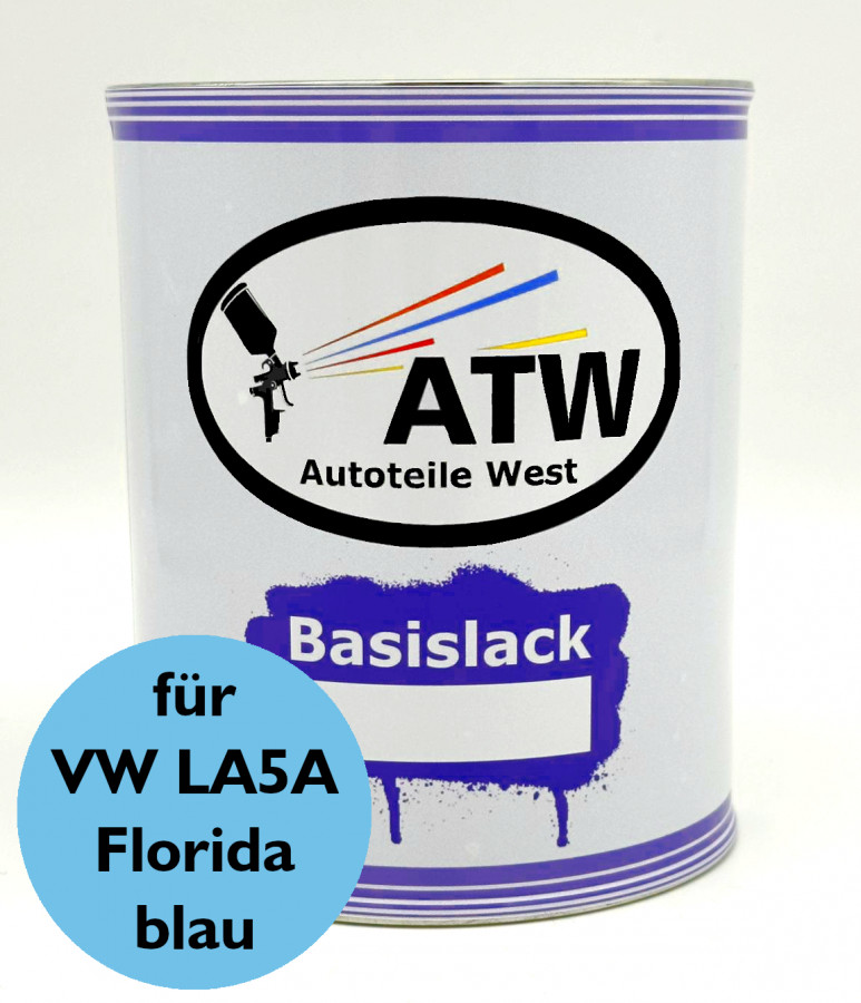 Autolack für VW LA5A Floridablau